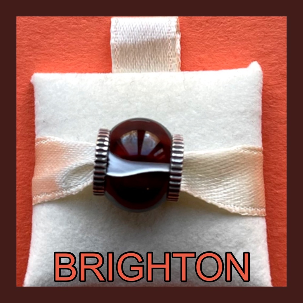 BRIGHTON SAFARI BROWN/WHITE BEAD - RETIRED